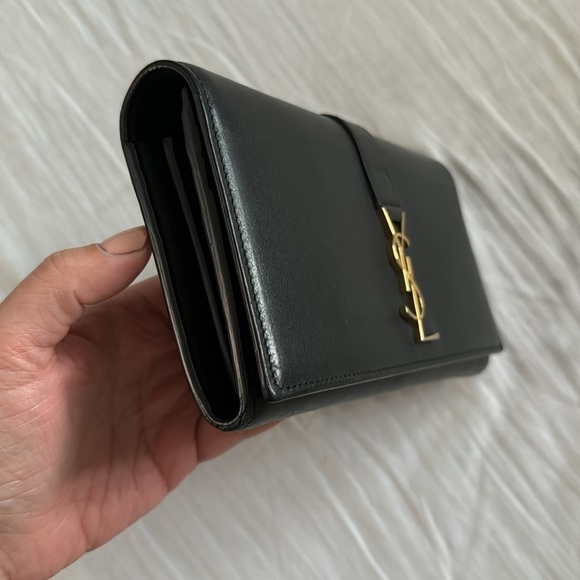Saint Laurent YSL Flap Long Wallet Clutch - Picture 4 of 9